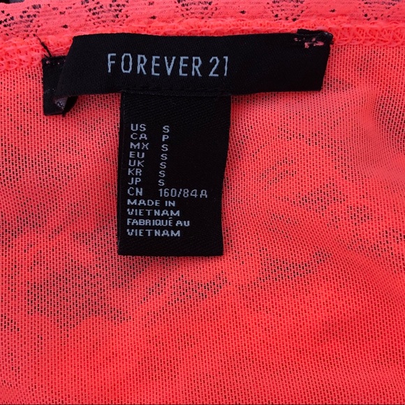 Neon Bralette/ Crop Top - Picture 4 of 6